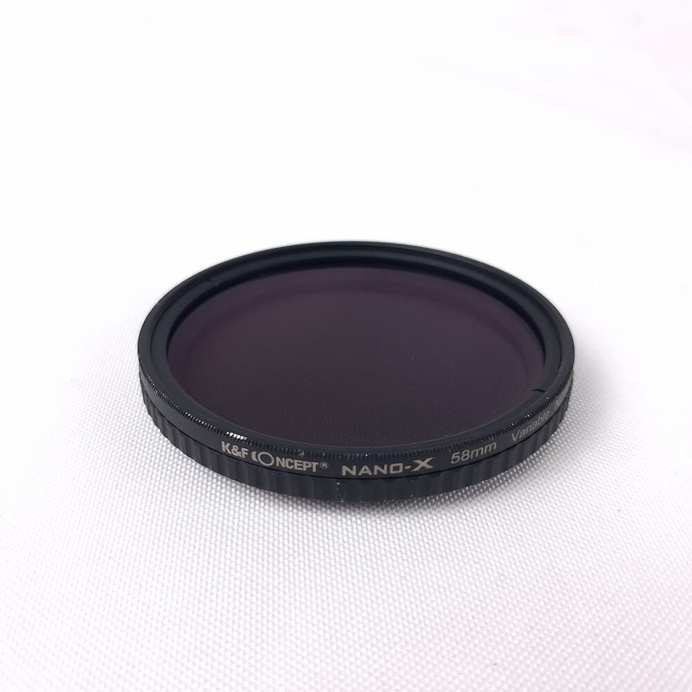 K&F CONCEPT NANO-X 58mm Variable ND2-ND32 Camera Lens Filter DSLR Mirrorless